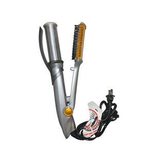 WORKING Instyler IS1001 Rotating Hot Hair Flat Iron Straightener Orange 1.25"